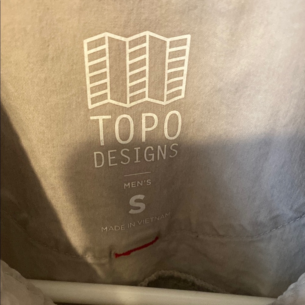 Topo Designs Men's Light Gray Global Shirt - Picture 2 of 3